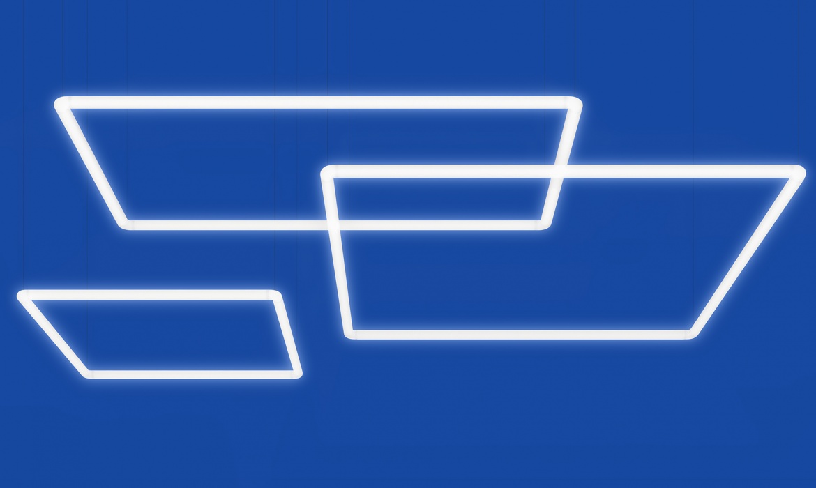 Alphabet of light Square/Rectangle Wall