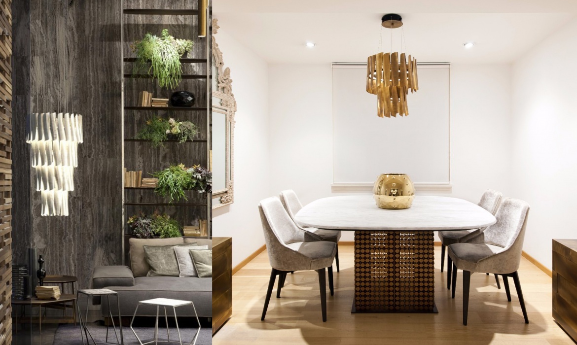 BK Slim Chandelier Pendelleuchte von Henge bei M3 Lichtdesign