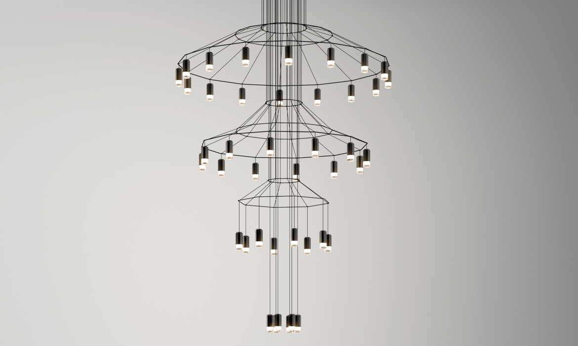 Wireflow Chandelier 0378