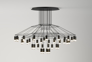 Wireflow Chandelier 0376