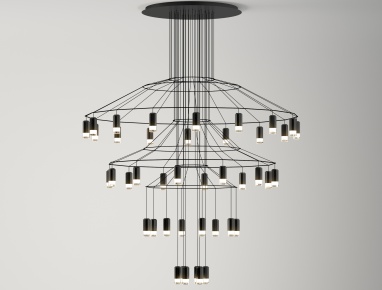 Wireflow Chandelier 0377