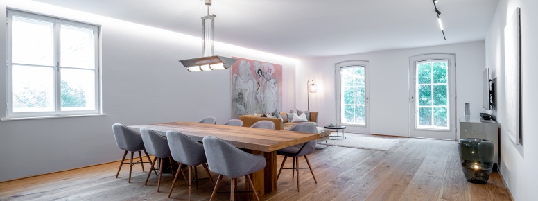 Wohnung Steyr M3 Lichtdesign Designerleuchten Designerlampen Lichtplanung